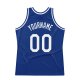 Men's Custom Royal White-Red Authentic Throwback Basketball Jersey